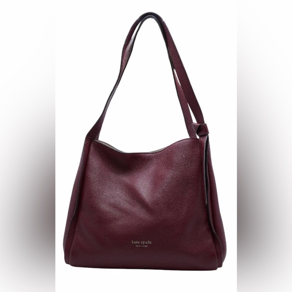Kate Spade Burgundy Leather Shoulder Bag